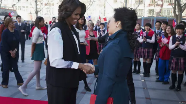 米歇爾和彭麗媛