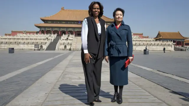 美國第一夫人米歇爾攜家人抵京訪華（20/03/2014）