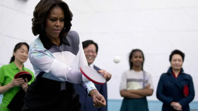 美國第一夫人米歇爾攜家人抵京訪華（20/03/2014）