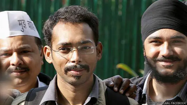 अंकित लाल, नेता, आम आदमी पार्टी