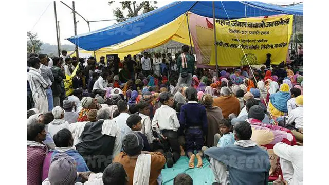 ग्रीनपीस का विरोध प्रदर्शन