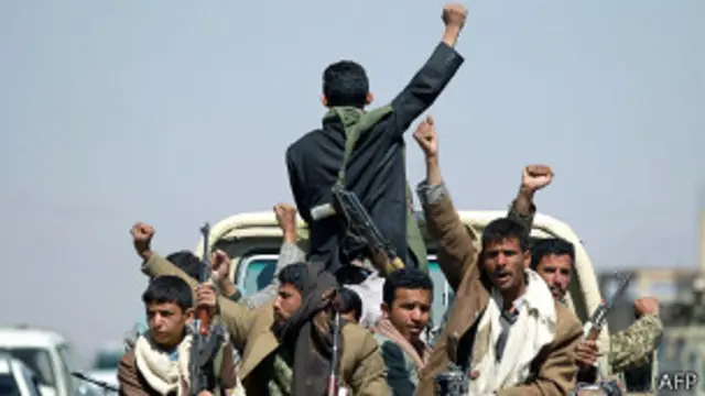 يتمركز الحوثيين شمالي البلاد
