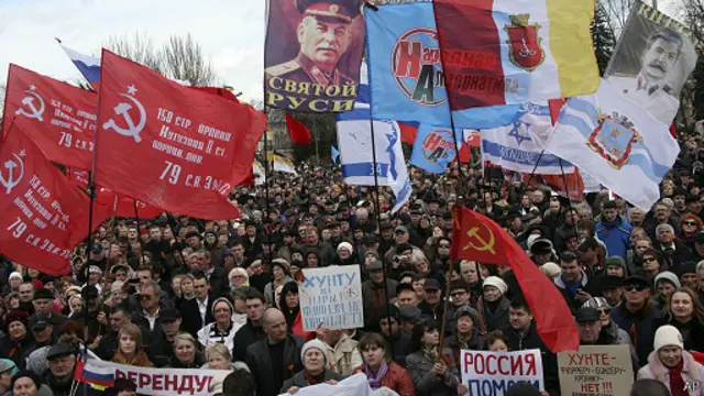 Пророссийский митинг в Одессе