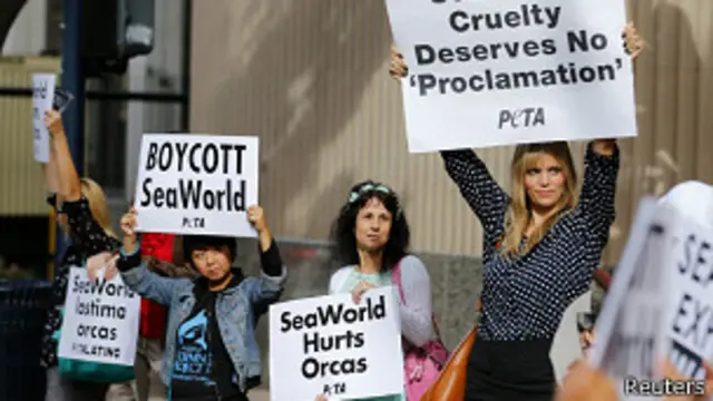 Protesta contra SeaWorld