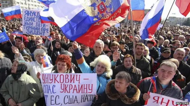 اوکراین کې روسي پلوي راوتلي دي.