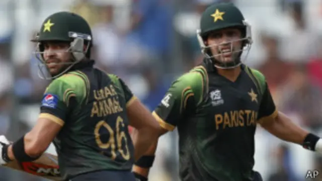 اکمل برادران نے تیسری وکٹ کے لیے 96 رنز کی شراکت قائم کی