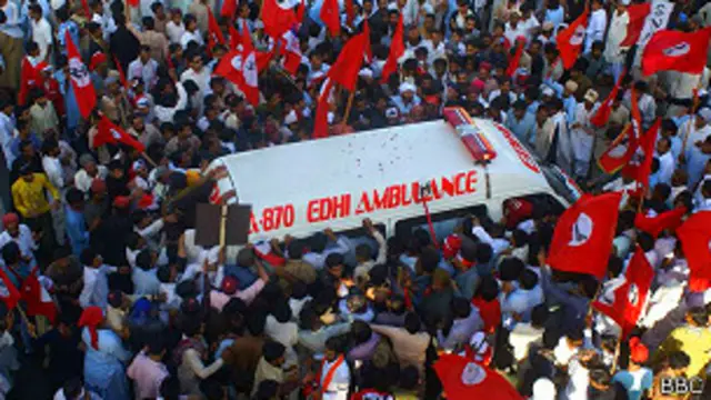 فریڈ مارچ کے موقعے پر مقصود قریشی اور سلمان ودھو کی نمازے جنازہ بھی ادا کی گئی