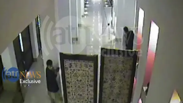 آریانہ ٹی وی نیوز کی جانب سے پیش کردہ ہوٹل کے کیمروں کی تصاویر میں حملہ آوروں کو دیکھا جا سکتا ہے۔