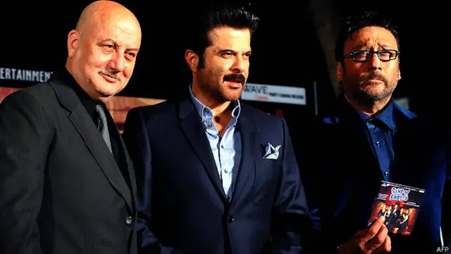 अनुपम खेर, अनिल कपूर और जैकी श्रॉफ़