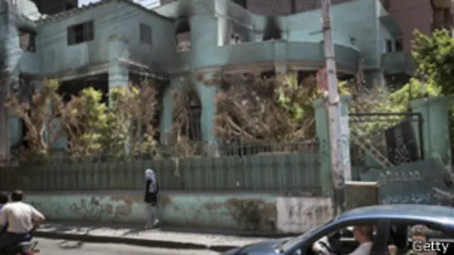 شملت أعمال العنف التي تلت فض اعتصامي رابعة والنهضة الاعتداء على كنائس في المنيا