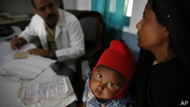 Niño con tuberculosis