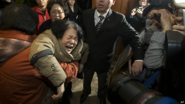 MH370航班中國失蹤者家屬（2014年3月23日）