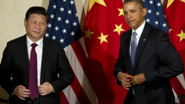 习近平、奥巴马登上亚洲跤场。中美角力，各有帮手。