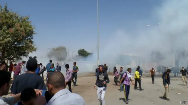 جامعة المنيا شهدت صدامات بين قوات الشرطة والطلبة المحتجين على الأحكام القضائية.