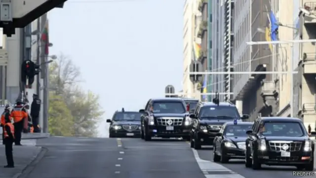 Прибытие Обамы