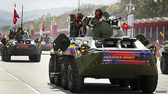 Tanquetas militares en Venezuela