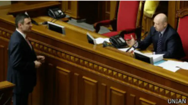 Кличко, Турчинов