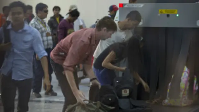 NGOs from Sittwe arrive at Rangoon Airport
