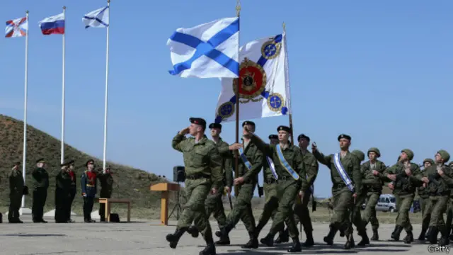 русская морская пехота в Севастополе