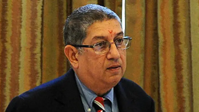 سپریم کورٹ نے منگل کو کہا تھا کہ منصفانہ جانچ کے لیے شری نواسن کو اپنے عہدے سے استعفی دے دینا چاہیے