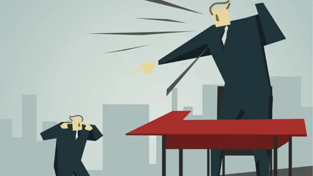 Jefe psicópata en la oficina