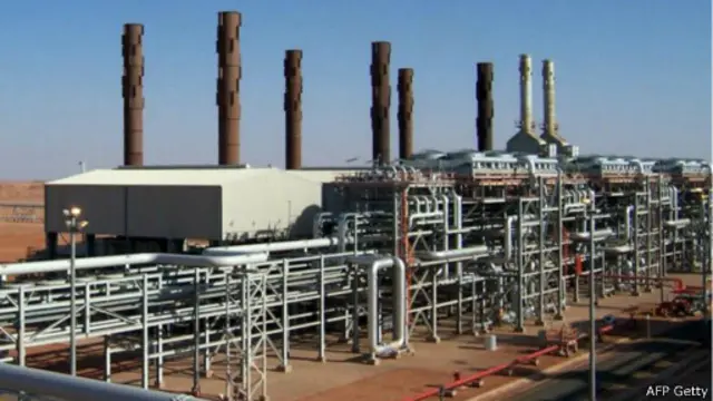 Usina de gás na Argélia (AFP/Getty)