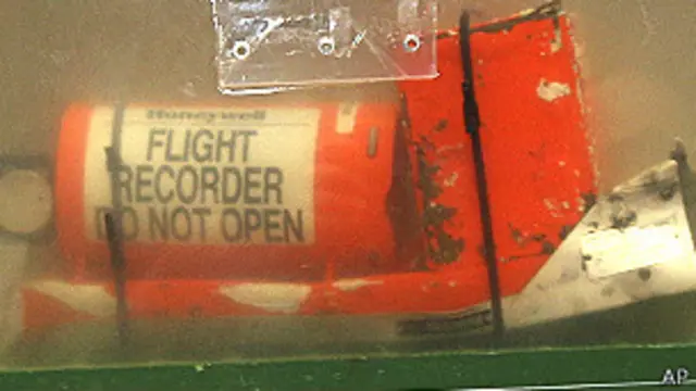 Cajas negras del vuelo de Air France que se estrelló en 2009
