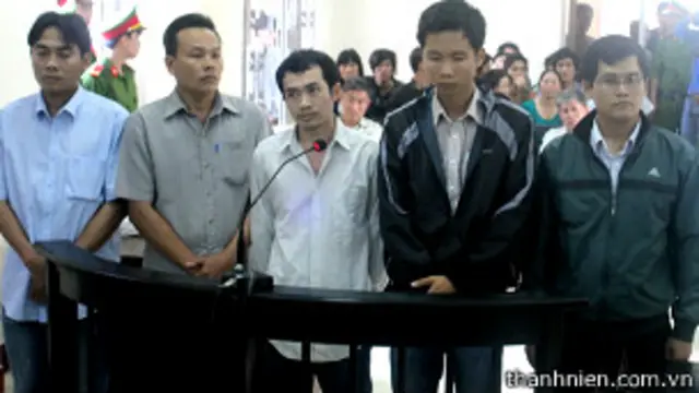 Các bị cáo trong vụ ông Ngô Thanh Kiều