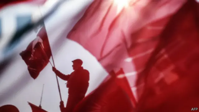 گردهمایی تبلیغاتی طرفداران حزب جمهوری خلق ترکیه