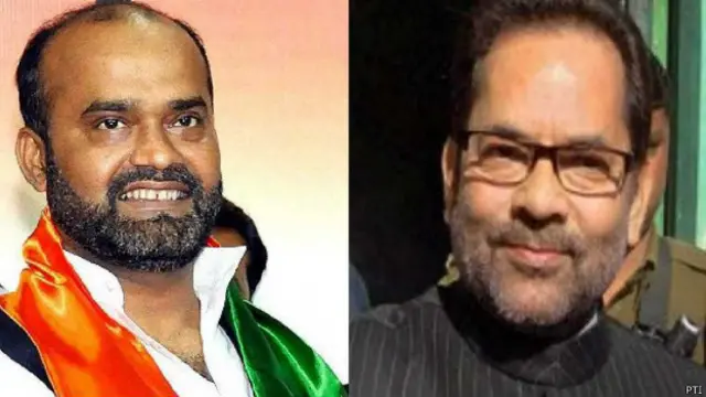 بی جے پی کے رہنما مختار عباس نقوی اس قدر برہم ہوئے کہ صابر علی پارٹی میں آئے بھی نہ تھے کہ نکالے گئے