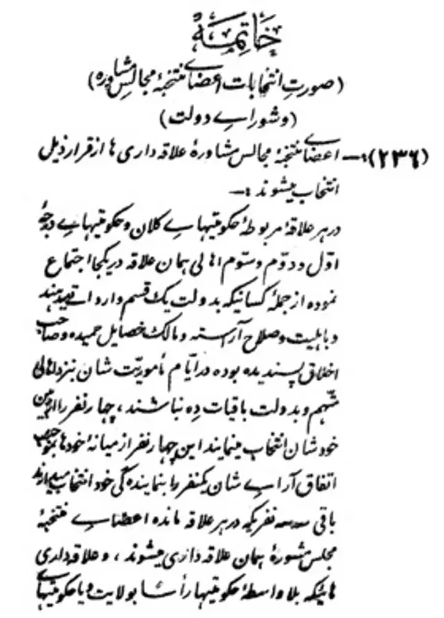 «نظامنامه تشکیلات اساسیه افغانستان»، 1302