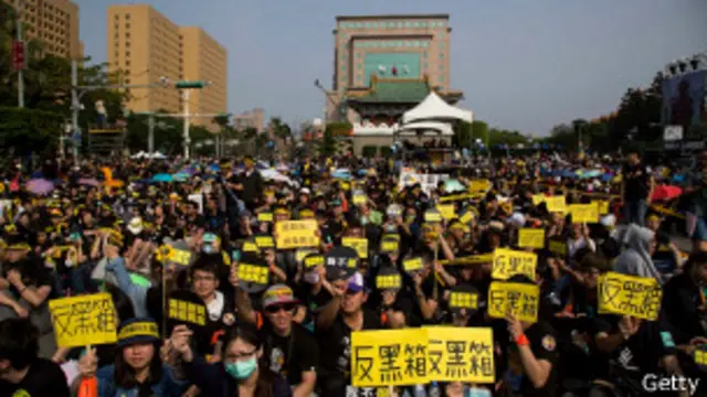 تظاهرات تایوان