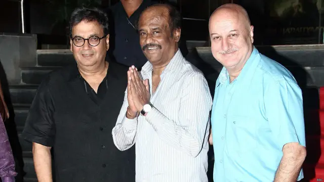 मोदी का शपथ ग्रहण, रजनीकांत 