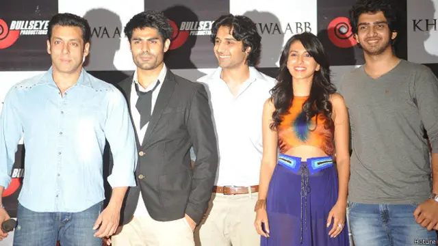 سلمان فلم خواب کی ٹیم کی حوصلہ افزائی کے لیے آ پہنچے