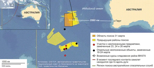 карта поисков