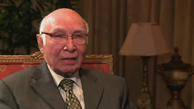 سرتاج عزیز نے کہا کہ افغان فوج کو اس معاہدے کی ضرورت تھی