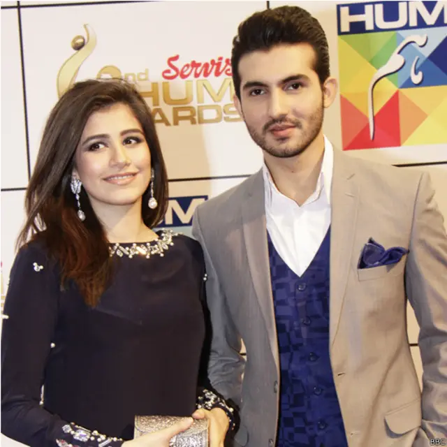 بہروز سبزواری کے صاحبزادے شہروزسبزواری اپنی اہلیہ سائرہ کے ساتھ