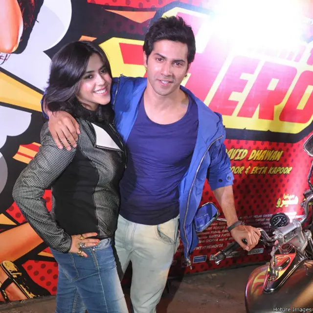 वरुण धवन और निर्माता एकता कपूर