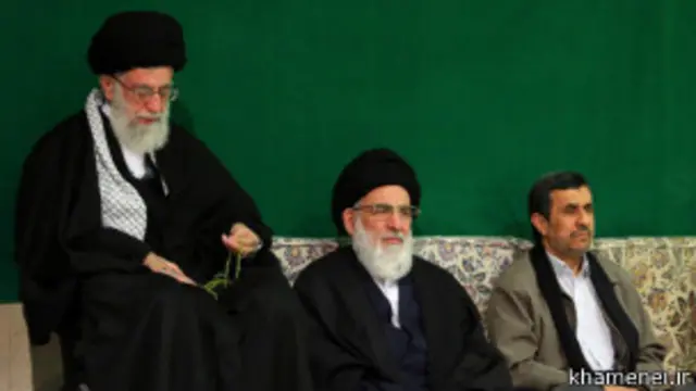 احمدی نژاد و خامنه ای