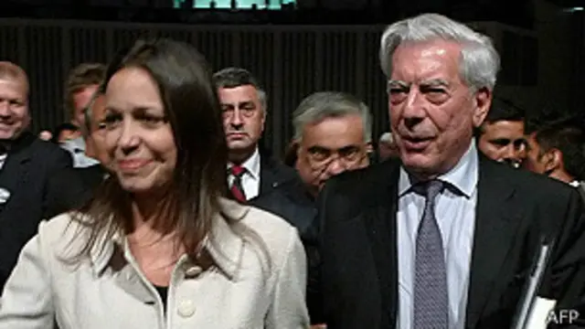 María Corina Machado y Mario Vargas Llosa