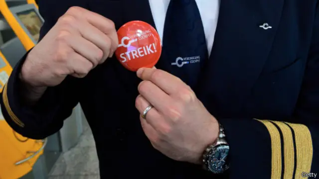 бастующий пилот