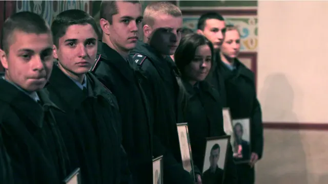 На панахиду запросили учнів Юридичного ліцею ім. Ярослава Кондратьєва, який працює при Академії МВС.