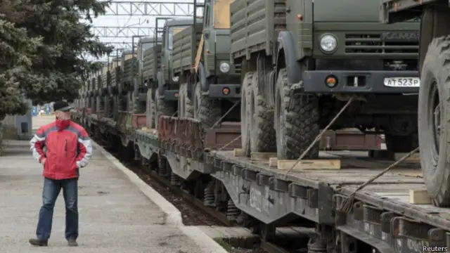 Российские военные грузовики