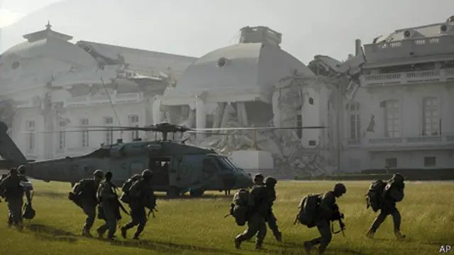 El terremoto de 2010 derribó el palacio presidencial de Haití.