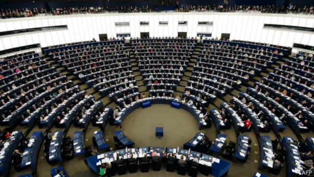 Заседание Европарламента