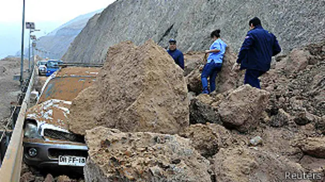Derrumbe en Iquique