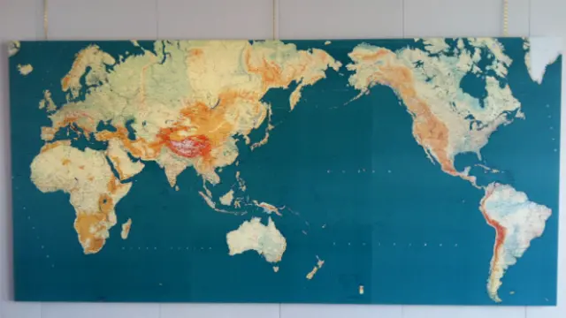 نقشه چینیها از جهان