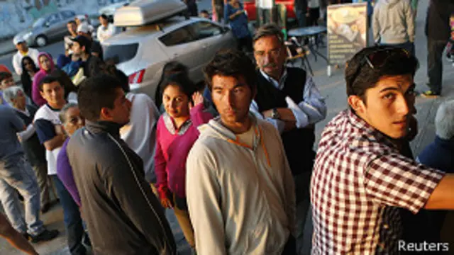 Pobladores en Iquique