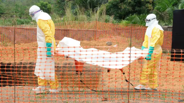 Morte por ebola na Guiné (AFP)