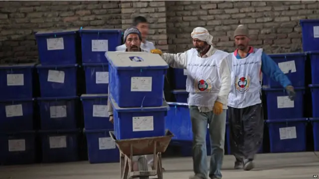 阿富汗总统大选最后准备